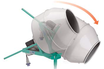 Imer Minibeta concrete mixer plastic tank