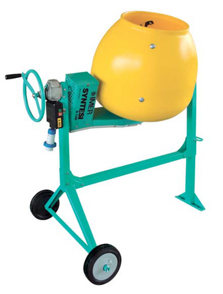Concrete mixer Imer syntesi s 140 plastic tank
