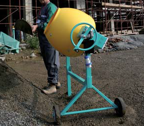 Concrete mixer Imer syntesi s 140 plastic tank
