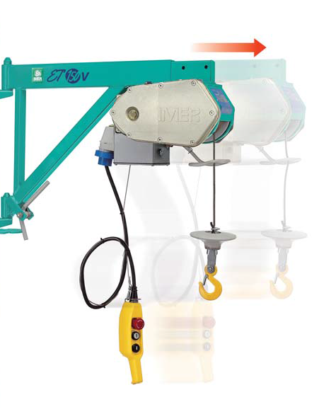 Palan Électrique Imer ET150N – Léger, Rapide et Sécurisé pour le Levage sur Chantier