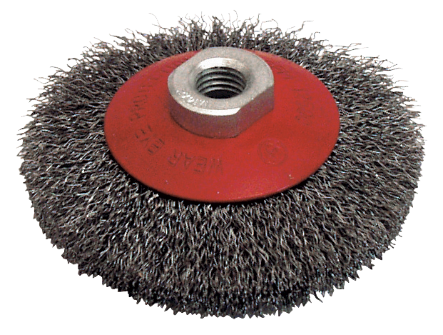 BROSSE METALLIQUE CUVETTE FIL ONDULE