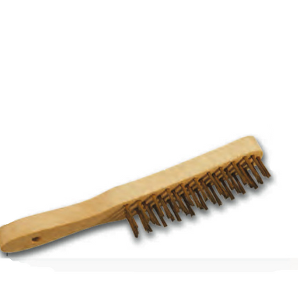 BROSSE METALLIQUE MANCHE 4 R. LAITON - 0244