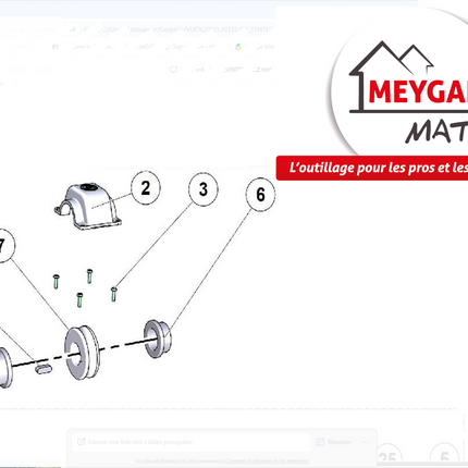 Capot de réducteur de basculement – Pour bétonnières Imer S140 / S160
