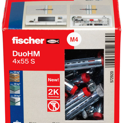 CHEVILLES FISCHER DuoHM 4*55 PZ