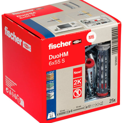 CHEVILLES FISCHER DuoHM 6*55 PZ