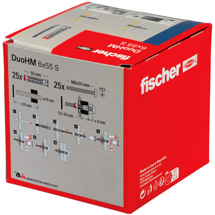 CHEVILLES FISCHER DuoHM 6*55 PZ