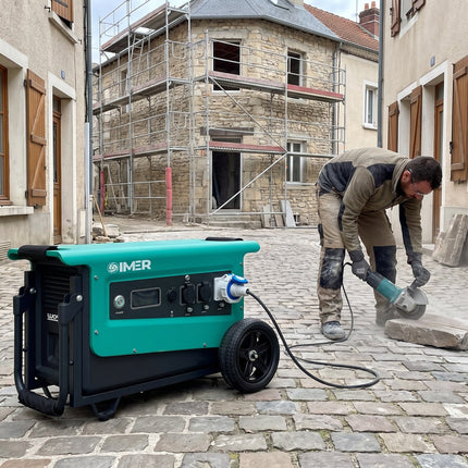 Batterie de chantier IMER 5000 W, station d'énergie 5040 Wh