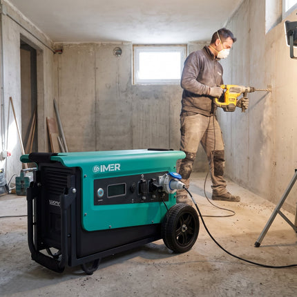 Batterie de chantier IMER 5000 W, station d'énergie 5040 Wh