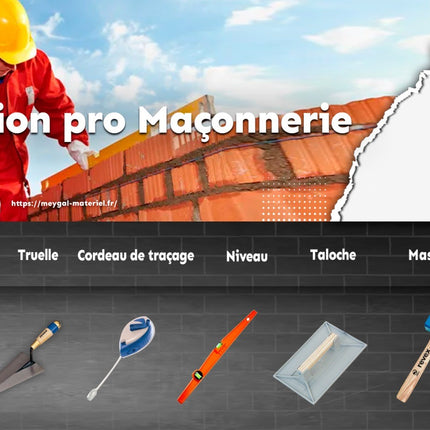 Kit d’outils de maçonnerie