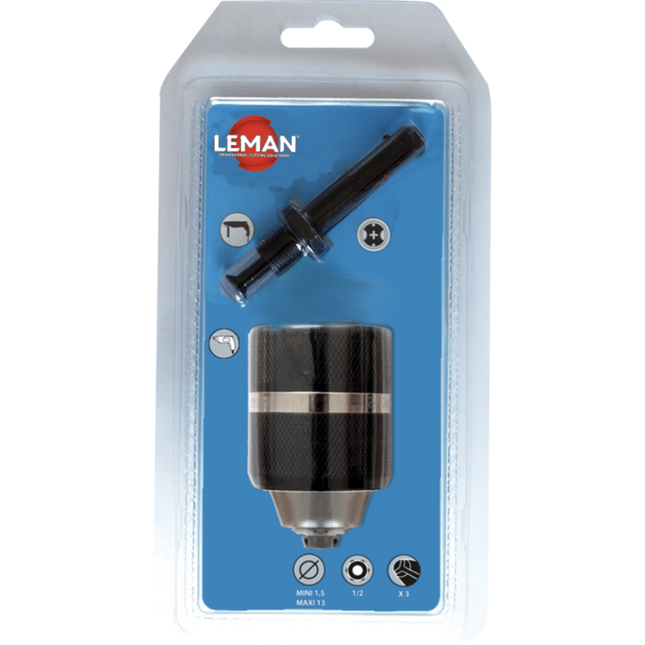 ADAPTATEUR SDS PLUS + MANDRIN AUTO - 913.002